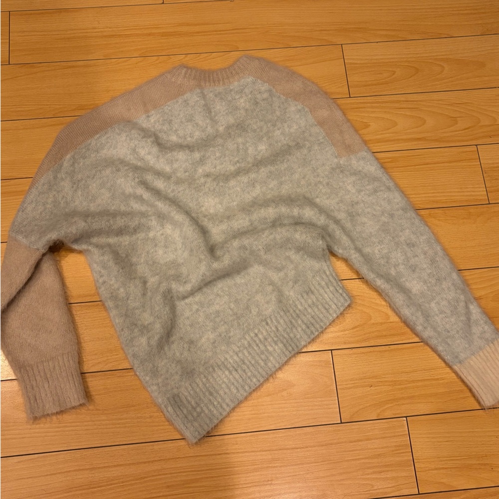PROENZA SCHOULER NWT Patti Brushed Mohair Silk Slouch Sweater Asymmetrical M - Picture 11 of 11